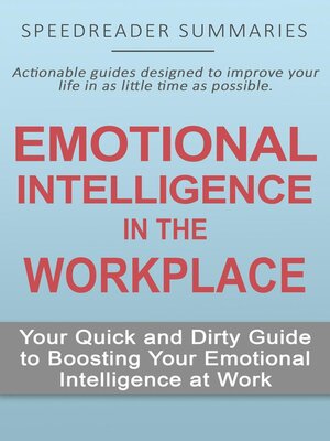 cover image of Emotional Intelligence in the Workplace